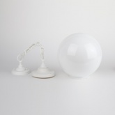 Светильник садово-парковый потолочный ЭРА НСБ 01-60-251 шар опал подвес цепь D250mm Е27