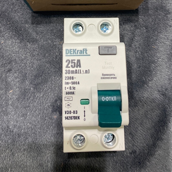 Двухполюсное устройство защитного отключения 25А Шнайдер Электрик класса АС модульного типа