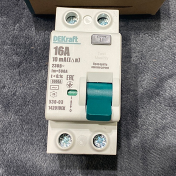 Двухполюсное устройство защитного отключения 16А Шнайдер Электрик класса АС модульного типа