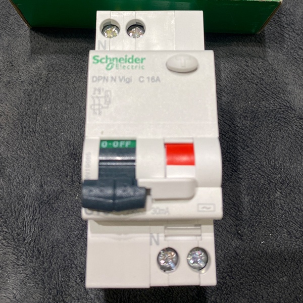 Двухполюсный дифференциальный автоматический выключатель SE Acti9 N VIGI 16А 30mA 6кА 2М Schneider Electric