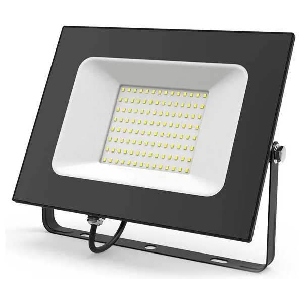 Прожектор LED Qplus, влагозащищенный, морозостойкий, мощностью 100 Ватт, холодный дневной свет