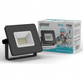 Прожектор светодиодный Gauss Elementary 10W 4000K 845lm IP65 черный