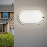 Светильник светодиодный ЭРА SPB-202-0-65K-008 IP65 8W 6500K 760Lm D160 ОВАЛ ЖКХ LED (5056306099526)