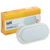 Светильник светодиодный ИЭК LED ДПО 4012 12Вт IP54 4000K овал белый