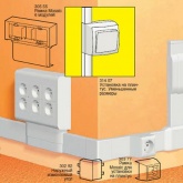 Накладка Legrand 60 мм на стык для кабель-канала 60х16 и 60х20 DLPlus
