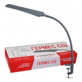 Светильник светодиодный настольный Гермес СШ ПДБ57-8-009 8W 4000K струбцина, сенсорный, антрацит