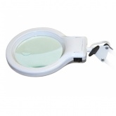 Светильник светодиодный настольный Леда С20-035 ПДБ50-8-035 8W 4000K струбцина, белый, с линзой 2D