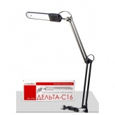 Светильник светодиодный настольный Дельта С16 ПДБ58-8-005 8W 4000K на струбцине, черный