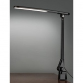 Светильник светодиодный на струбцине TDM СН-10 8W 2700-6500K телескопический DIM, USB черный