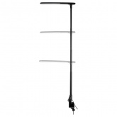 Светильник светодиодный на струбцине TDM СН-10 8W 2700-6500K телескопический DIM, USB черный