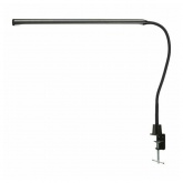 Светильник светодиодный настольный TDM СН-40 сенсор-диммер 10W 5000K 220V гибкий черный струбцина