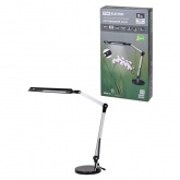 Светильник светодиодный настольный TDM СН-50 9W 5000K 220V серебро/черный диммер 2 колена