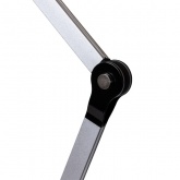 Светильник светодиодный настольный TDM СН-50 9W 5000K 220V серебро/черный диммер 2 колена