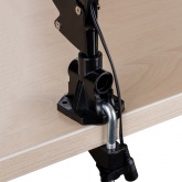 Светильник светодиодный настольный TDM СН-30 диммер 9W 5000K 220V черный струбцина 2 колена