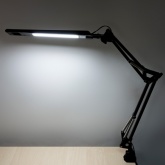 Светильник светодиодный настольный TDM СН-30 диммер 9W 5000K 220V черный струбцина 2 колена