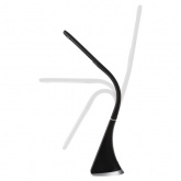 Светильник светодиодный настольный-часы TDM СНЧ-2 5W 5000K USB черный сенсор-диммер календарь термом