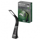 Светильник светодиодный настольный-часы TDM СНЧ-2 5W 5000K USB черный сенсор-диммер календарь термом