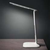 Светильник светодиодный настольный-часы TDM СНЧ-1 5W 2800-5000K USB белый сенсор-диммер календарь те