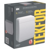 Щит накладной пластиковый ИЭК Tekfor ЩРН-П-8 8м белый IP41 (01-01-005)