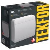 Щит накладной пластиковый ИЭК Tekfor ЩРН-П-12 12м белый IP41 (01-01-025)