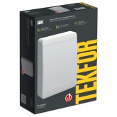 Щит накладной пластиковый ИЭК Tekfor ЩРН-П-24 24м белый IP41 (01-01-045)
