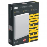 Щит накладной пластиковый ИЭК Tekfor ЩРН-П-54 54м белый IP41 (01-01-085)