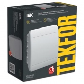 Щит встраиваемый пластиковый ИЭК Tekfor ЩРВ-П-8 8м белый IP41 (01-02-005)