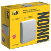 Щит накладной ИЭК UNION Compact ЩРН-П-18 (2х9)м белая дверь IP41