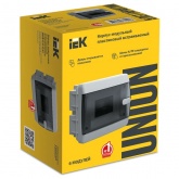 Щит встраиваемый ИЭК UNION Compact ЩРВ-П-6 6м прозрачная дверь IP41