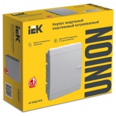 Щит встраиваемый ИЭК UNION Compact ЩРВ-П-18 (2х9)м белая дверь IP41