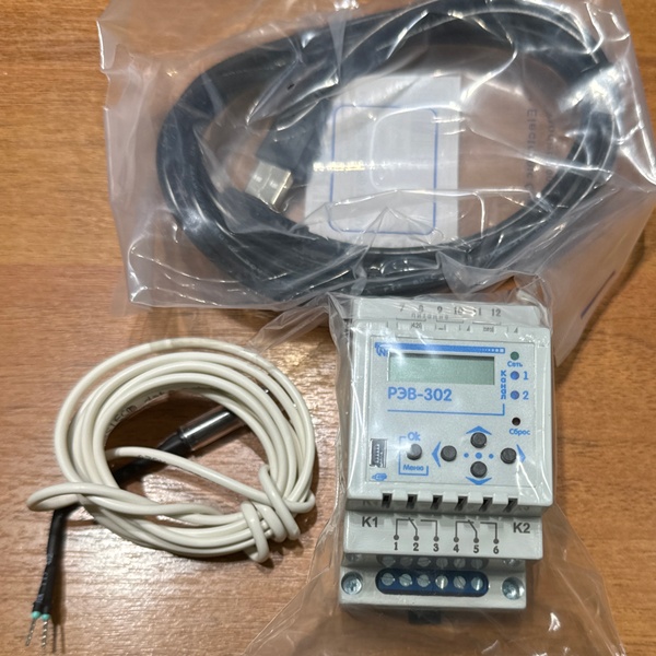 Многофункциональное двухканальное реле РЭВ-302 с функцией реле напряжения и выносным фотореле