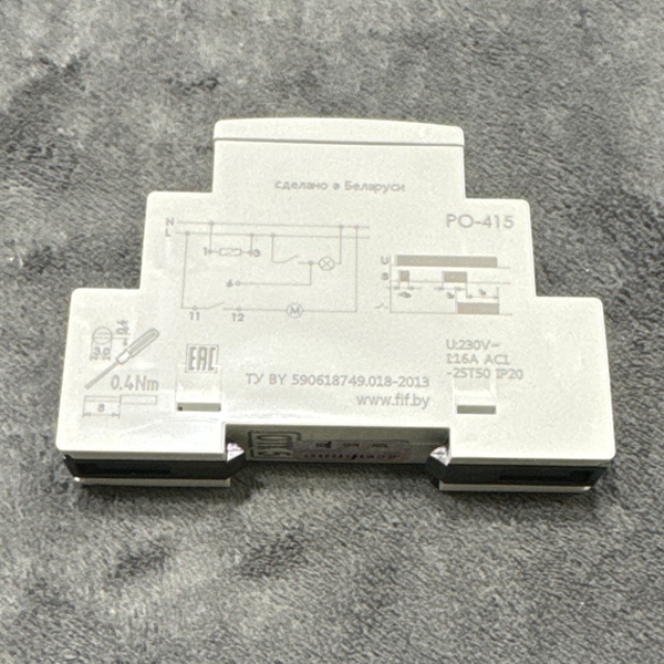 Реле времени общего назначения PO-415, 230В; 50Гц, 1-15мин, 16А