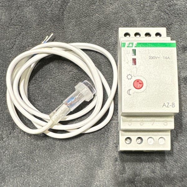 Фотореле AZ-B, выносной фотодатчик, 16A