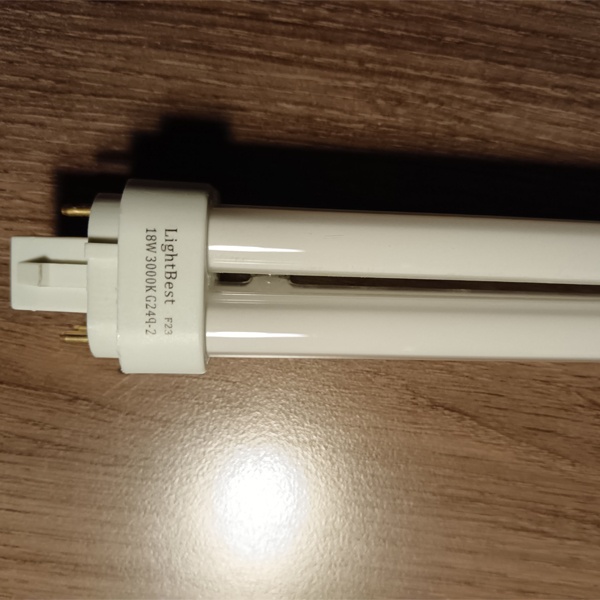 Компактная энергосберегающая лампа КЛЛ мощностью 18 Вт с цоколем G24q-2 для электронных ПРА (ЭПРА)