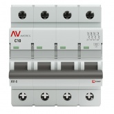 Выключатель автоматический EKF AVERES AV-6 10A (C) 4P трехфазный 6kA