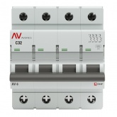 Выключатель автоматический EKF AVERES AV-6 32A (C) 4P трехфазный 6kA