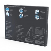 Прожектор светодиодный Gauss Qplus 300W 6500K 36000lm IP65 черный