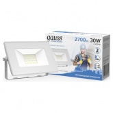 Прожектор светодиодный Gauss Elementary 30W 6500K 2100lm IP65 белый