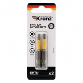 Бита Kranz для шуруповерта Torx T20х50 мм (2 шт./уп.)