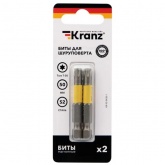 Бита Kranz для шуруповерта Torx T30х50 мм (2 шт./уп.)