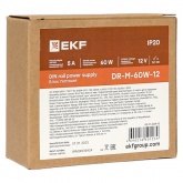 Блок питания EKF PROxima DR-75W-12 75Вт вход 100-240В АС стабилизированный выход 12В DC