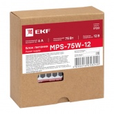 Блок питания EKF PROxima MPS-75W-12 75Вт вход 85-264В АС стабилизированный выход 12В DC