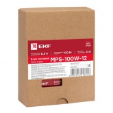 Блок питания EKF PROxima MPS-100W-12 100Вт вход 85-264В АС стабилизированный выход 12В DC