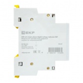 Модульный однофазный цифровой индикатор напряжения EKF, вольтметр 80-500В