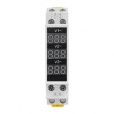 Модульный трехфазный цифровой индикатор напряжения EKF, вольтметр 80-500В