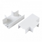 Угол Промрукав Т-образный для кабель-канала 16х16 белый [4 шт/комп]