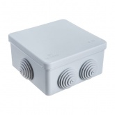 Коробка распределительная Промрукав 100х100х50 безгалогенная (HF) серая [кор.60шт]