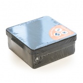 Коробка распределительная Промрукав 100х100х40 безгалогенная стойкая к УФ черная [упак. 90шт] IP66