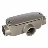 Коробка распределительная Fortisflex КРВ-Т 32 (1 1/4”) Т-образная для металлорукава IP65 серая