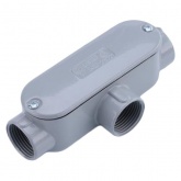 Коробка распределительная Fortisflex КРВ-Т 25 (1”) Т-образная для металлорукава IP65 серая
